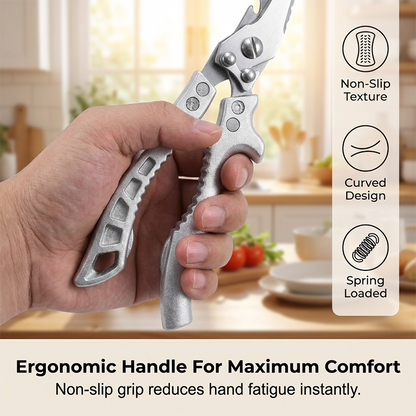 ✂️🍗 Tijeras de cocina de acero inoxidable Apex Premium 🔪💪